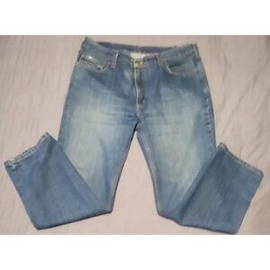 Carhartt Jeans Mens 38x30 Blue Traditional Fit Denim Straight Leg Work Pants
